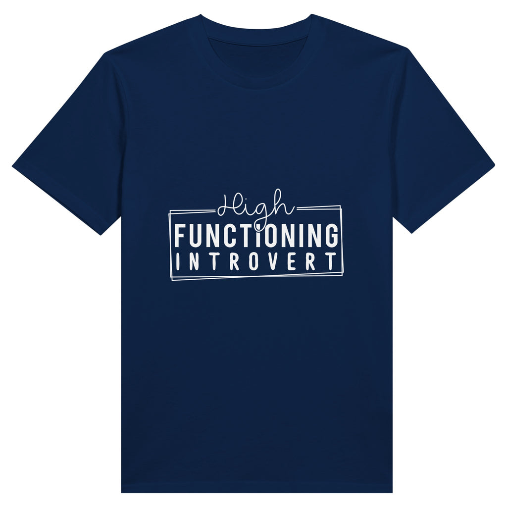 Embrace Your Introverted Side Tee - Navy - T-shirts