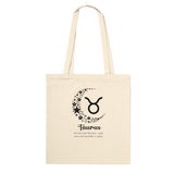 Personalized Star Sign Tote for Friends - Taurus - Tote Bags