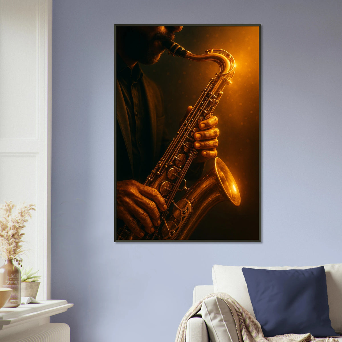 Jazz Soul Metal Framed Poster – A Gift of Music & Memory - Default Title - Metal Framed Posters