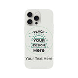 Sleek and Durable - The Perfect Customizable iPhone Flexi Case - - Print Material