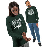 Officially Retired Long-sleeve Tee for Colleagues - - Long Sleeves T-shirts
