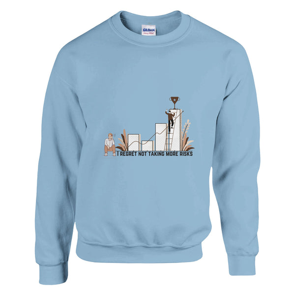 Leap of Faith - A Journey of Risks - Light Blue - Sweatshirt