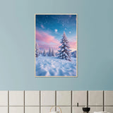 Winter Magic Framed Poster – A Cozy Gift for Her - Wood frame - Wooden Framed Posters