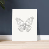 Ethereal Flight - Butterfly Silhouette - - Posters