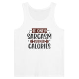 If Only...Tank Tops Could Talk - Embrace Sarcastic Nostalgia - White - T-shirts