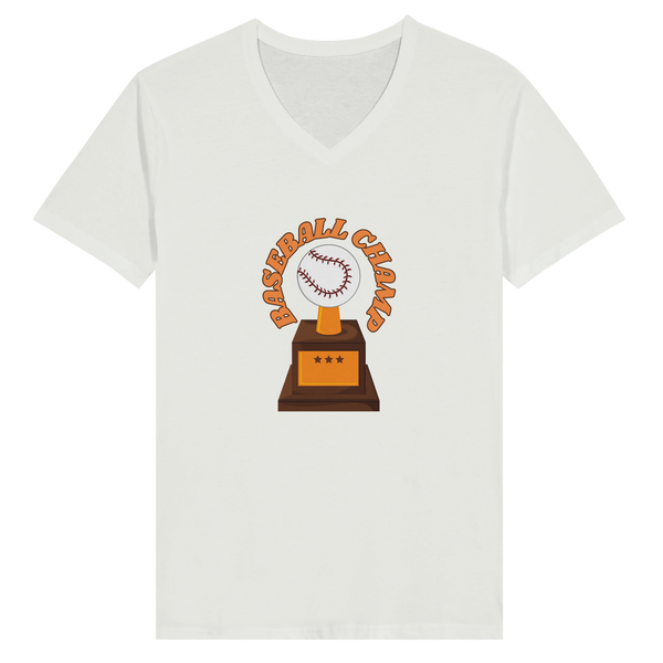 Victory on Display - Baseball Champ Tee - White - Print Material