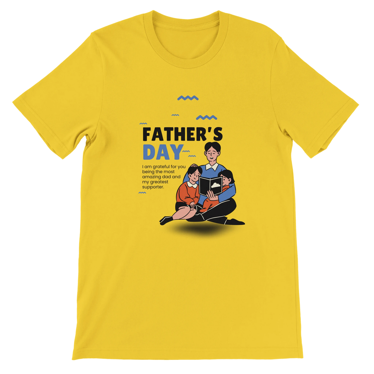 Gift of Storytime – Dad Tee for Father’s Day - Maize Yellow - T-Shirt