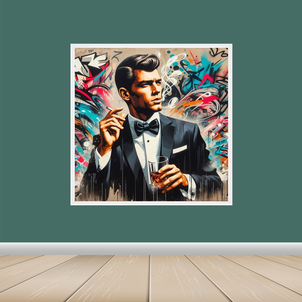 Elegance in Rebellion - 20x20 - Framed Posters