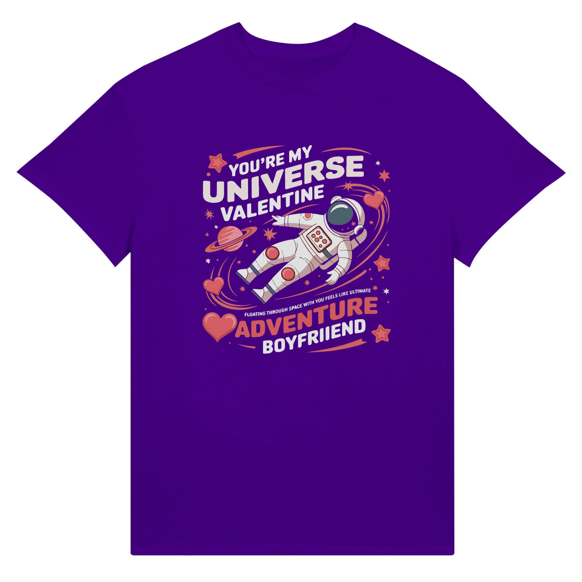 Ultimate Space Adventure - Romantic Gift for Him - Purple - T-Shirt