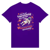 Ultimate Space Adventure - Romantic Gift for Him - Purple - T-Shirt
