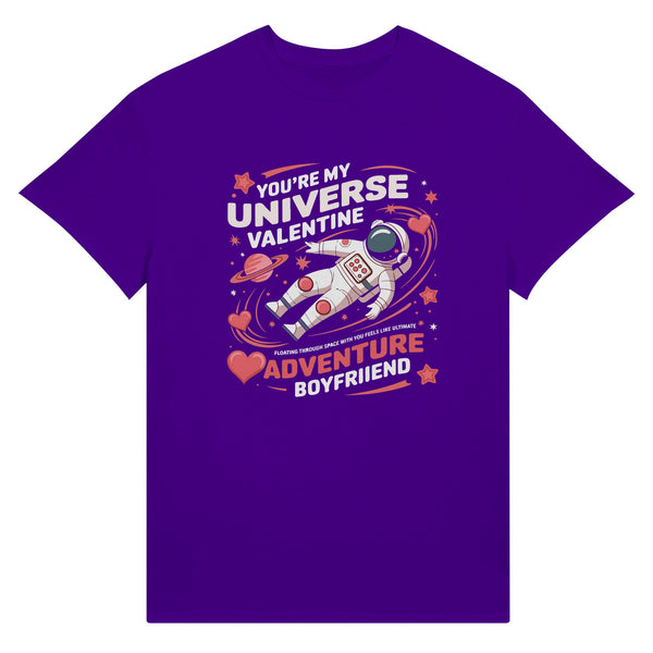 Ultimate Space Adventure - Romantic Gift for Him - Purple - T-Shirt