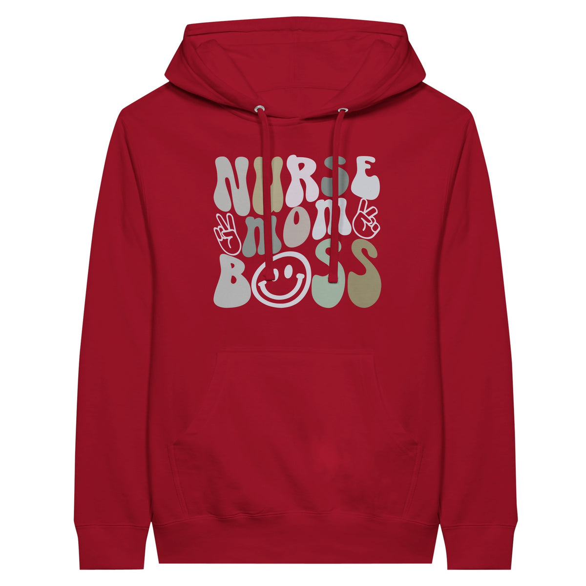 Celebrate the Strength of Nurse, Mom, Boss - Unisex Hoodie - Red - Hoodies