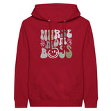 Celebrate the Strength of Nurse, Mom, Boss - Unisex Hoodie - Red - Hoodies