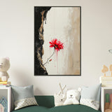 Cracks of Hope - A Flower’s Journey - - Framed Posters