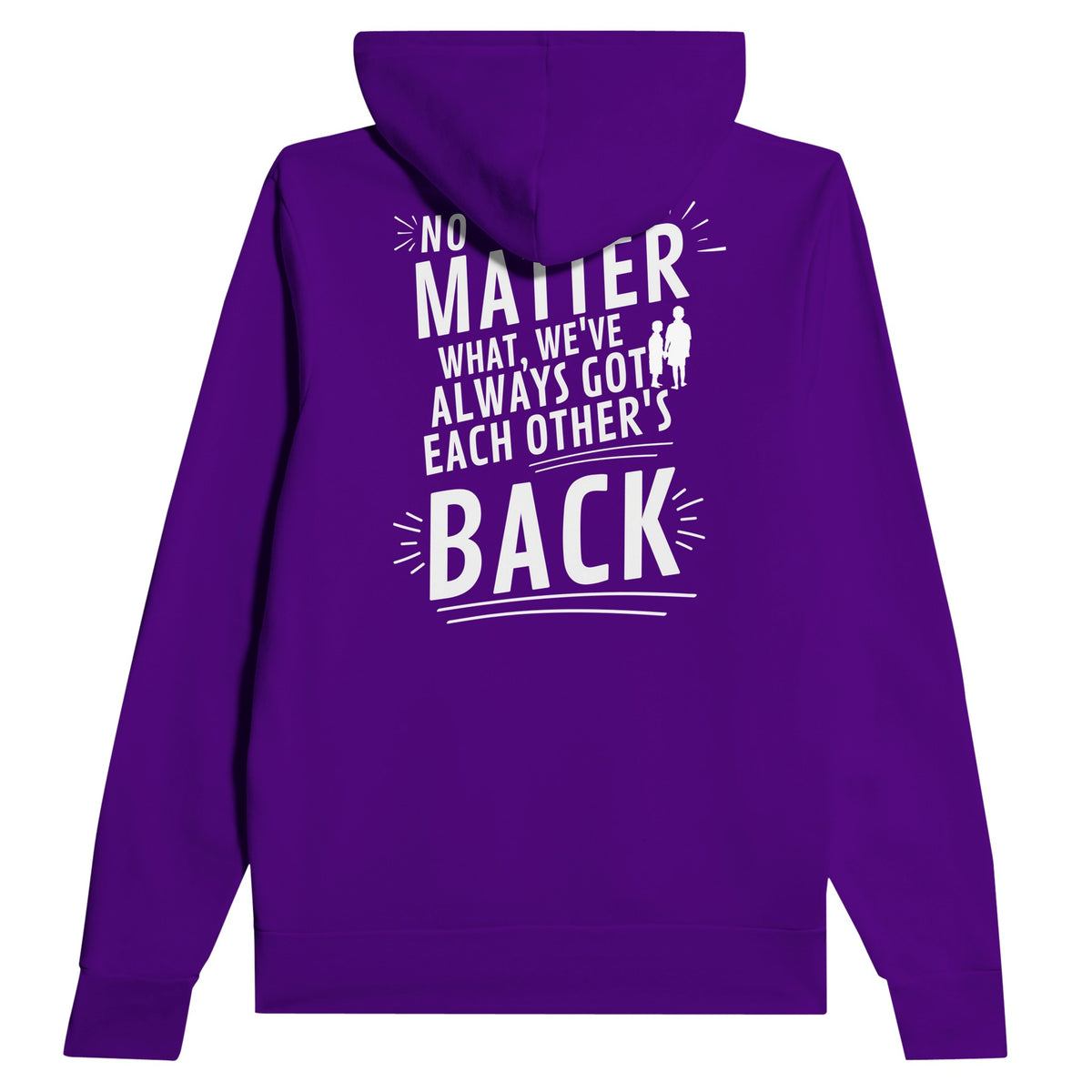 Forever Back-to-Back – The Bond of Brothers - Team Purple - Hoodies