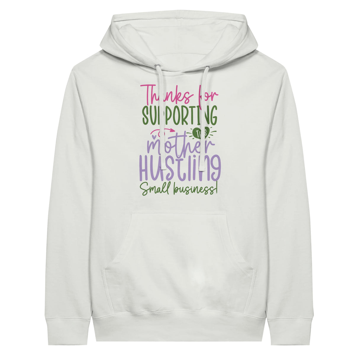 Mother Hustle - Thankful Moments - White - Hoodies