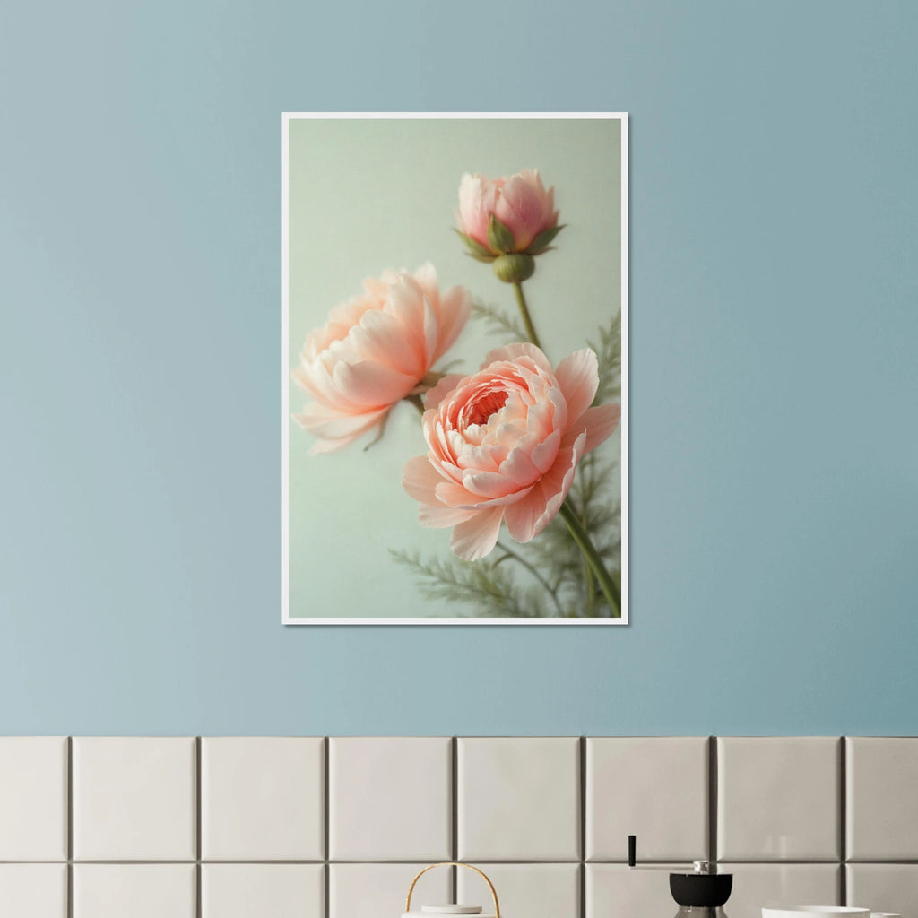 For the Gentle Soul – Wooden Framed Poster Gift - White frame - Wooden Framed Posters