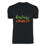 Choose Kindness, End Cruelty - Sustainable Style - Black - T-shirts