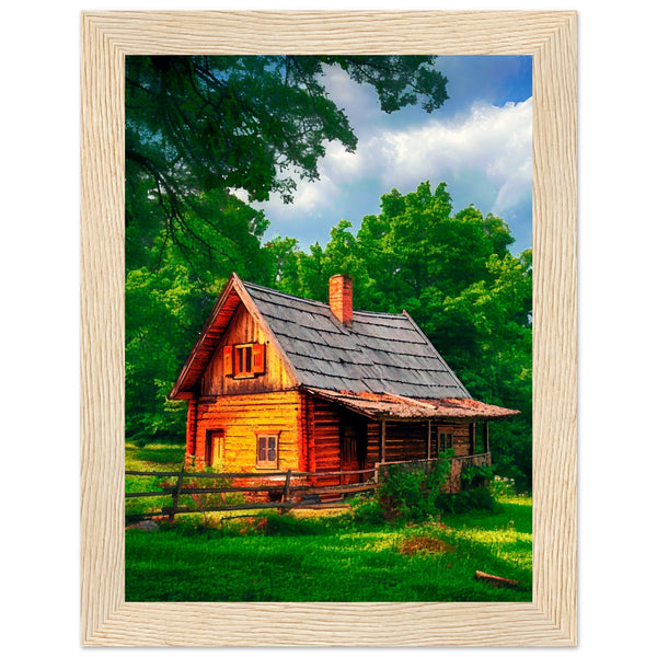 Peaceful Getaway - Framed Poster for Your Home - 15x20 cm 6x8″ Wood frame - Framed Posters