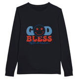 Patriotic Pride - God Bless America Shirt - Dark Gray - Sweatshirt