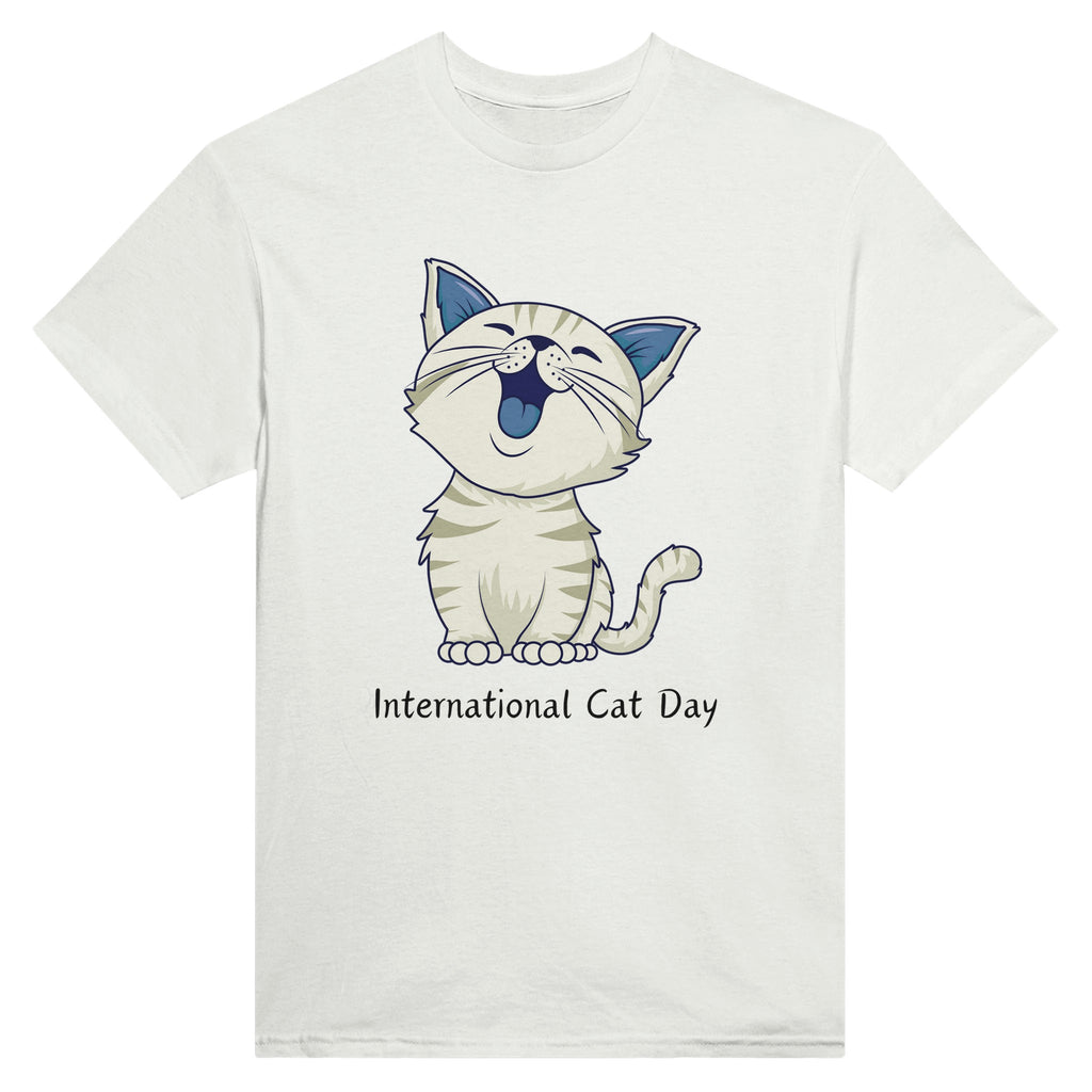 Whiskers and Wonders - A Cat's Tale - White - T-Shirt