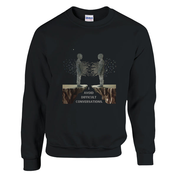 Bridging Words - The Conversation Gap Sweatshirt - Black - Sweatshirts