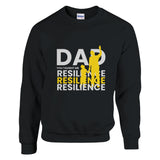 Strength in Resilience - A Tribute to Fatherhood - Black - Sweatshirts