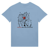 Bold & Loving - Valentine T-Shirt for Boyfriend - Light Blue - T-Shirt