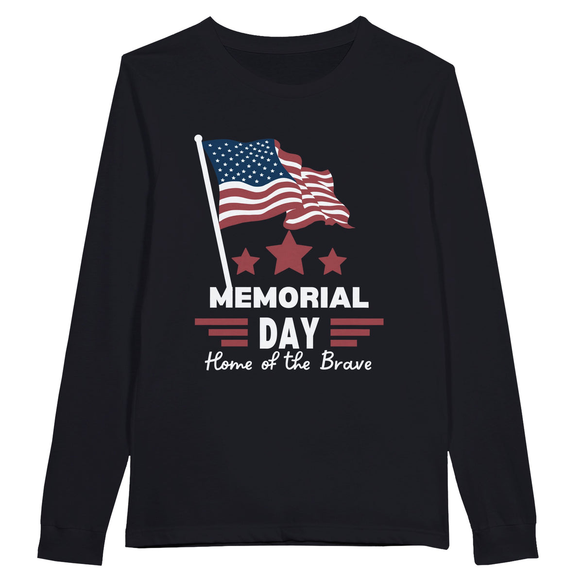 Stars & Sacrifice Shirt – A Patriotic Memorial Gift - Dark Gray - Long Sleeves T-shirts