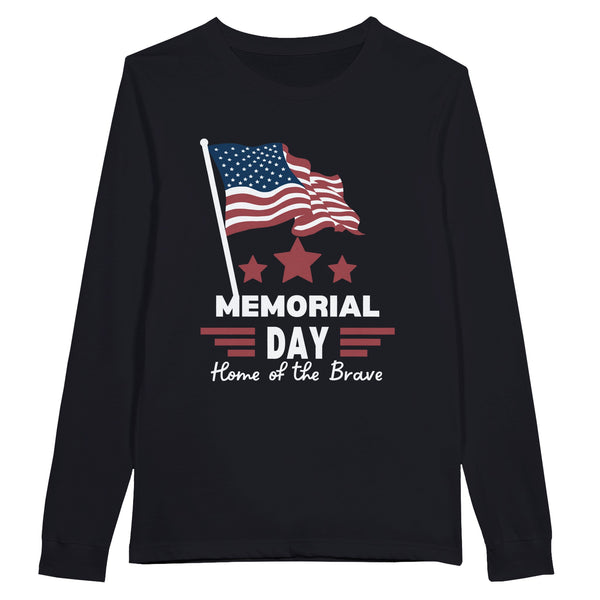 Stars & Sacrifice Shirt – A Patriotic Memorial Gift - Dark Gray - Long Sleeves T-shirts