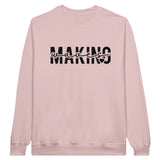 Ride the Waves - Dive into Making Waves - Light Pink - Sweatshirt