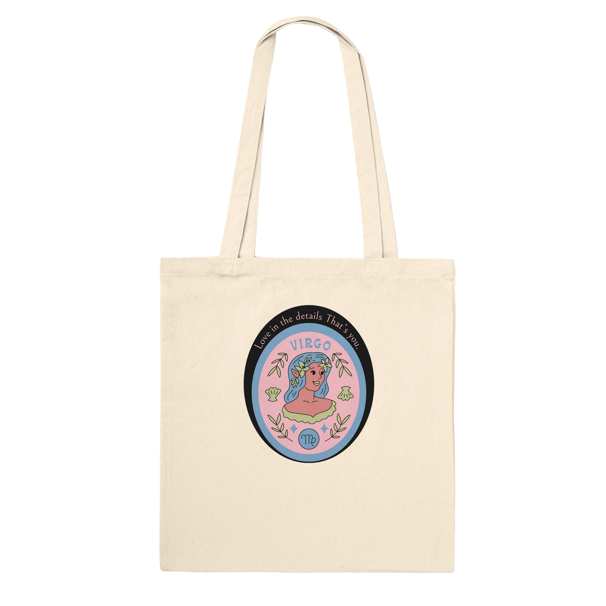 Zodiac Premium Tote Bag Gift for Her - Virgo - Tote Bags