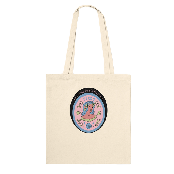 Zodiac Premium Tote Bag Gift for Her - Virgo - Tote Bags