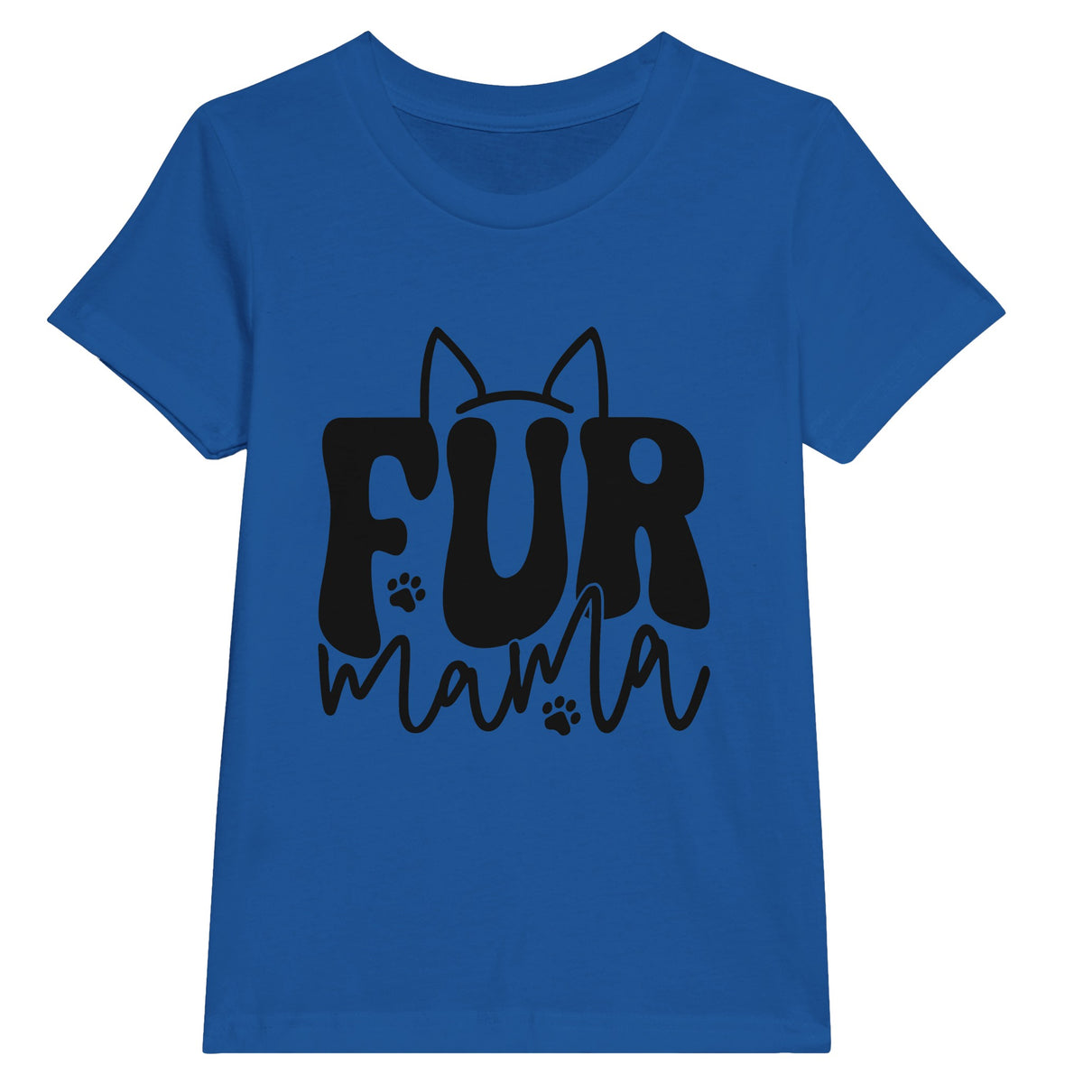 Cherish Furry Bonds - Fur Mama Shirt - Royal - T-shirts