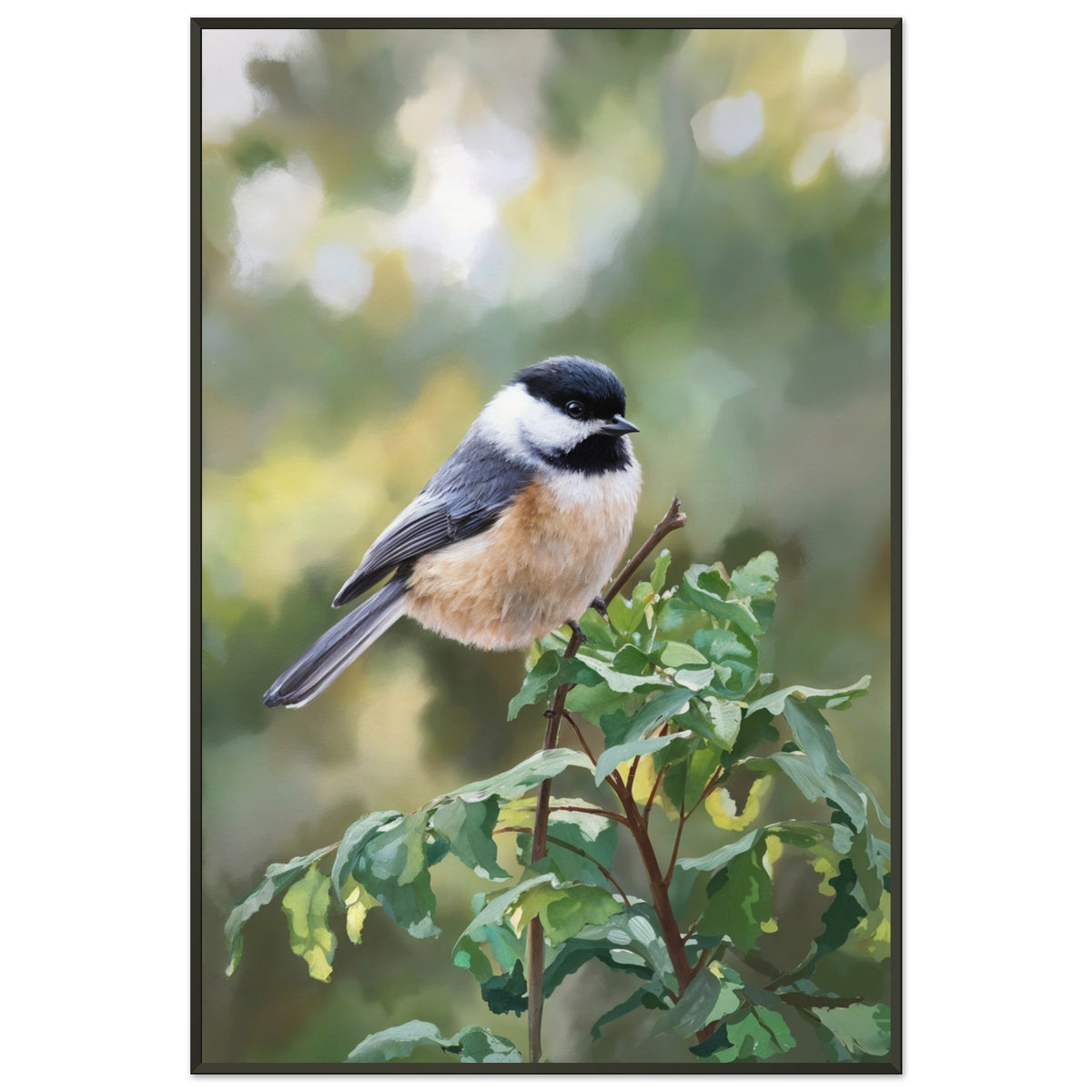 Serene Perch - A Portrait of Nature's Charm - - Framed Posters