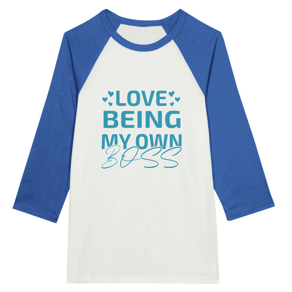 Embrace Independence - Love Being My Own Boss - White and True - Long Sleeve T-shirts