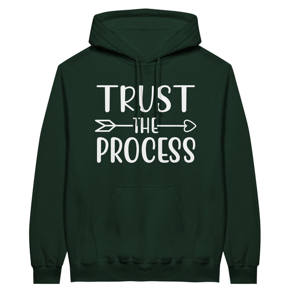 Trust the Process - Classic Unisex Pullover Hoodie - Forest Green - Hoodie