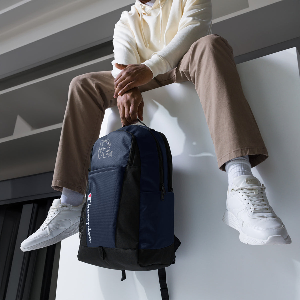 Heart of the Game - Love Volley Backpack - Athletic Navy - Champion backpacks