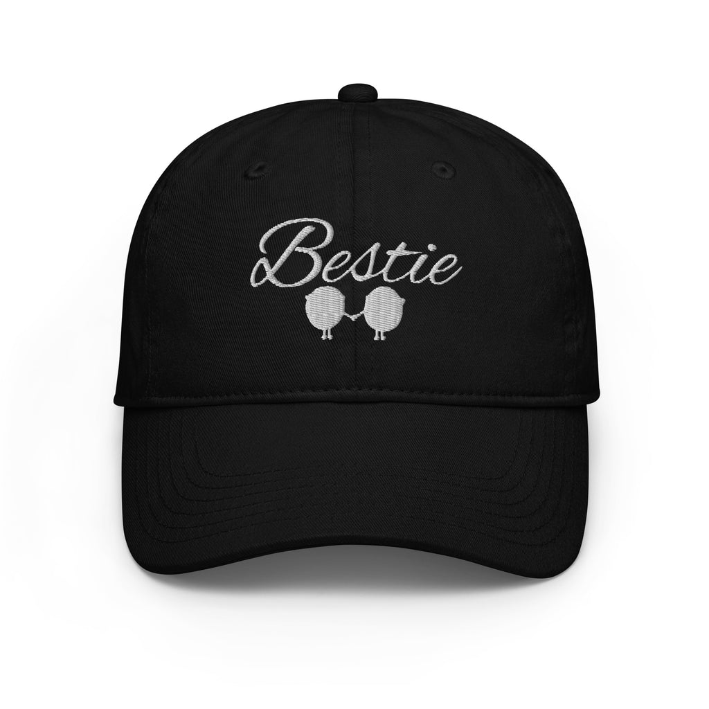 Bestie Bond - Timeless Friendship Dad Hat - Black - Hats