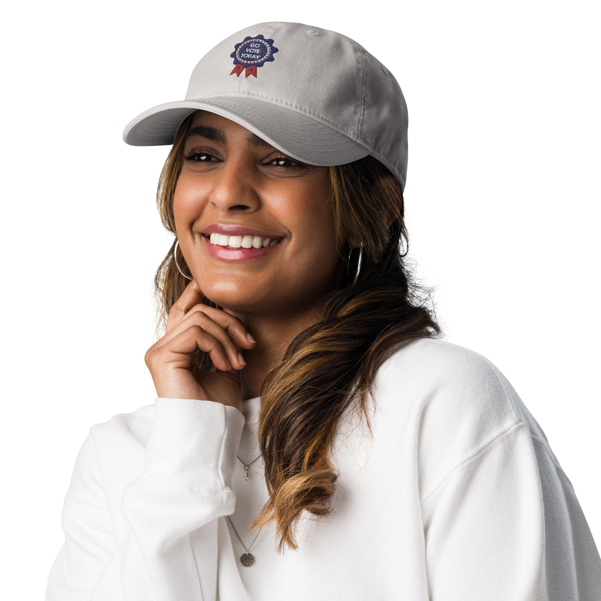 Vote with Pride - Champion Edition Dad Hat - - Hats