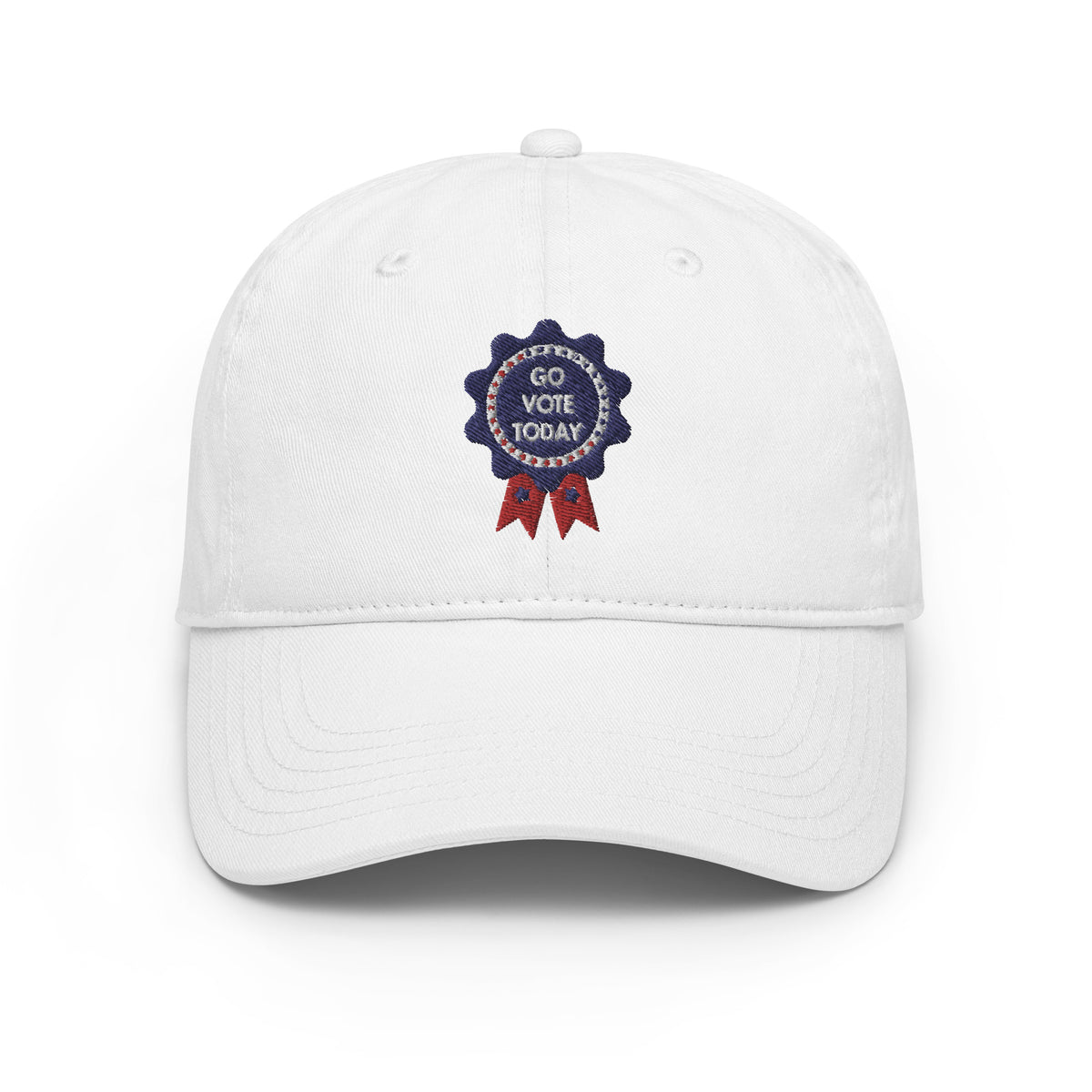 Vote with Pride - Champion Edition Dad Hat - White - Hats