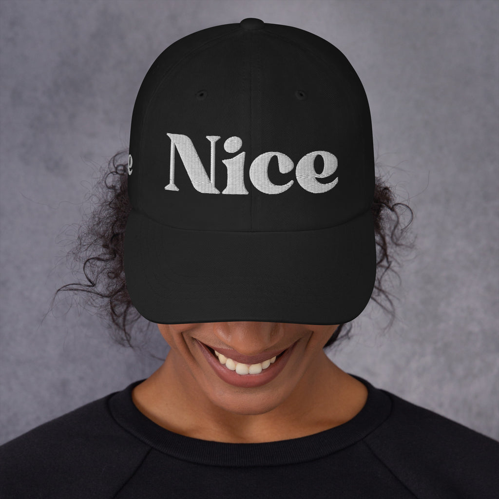 Nice and Simple - Versatile Dad Hat - Black -