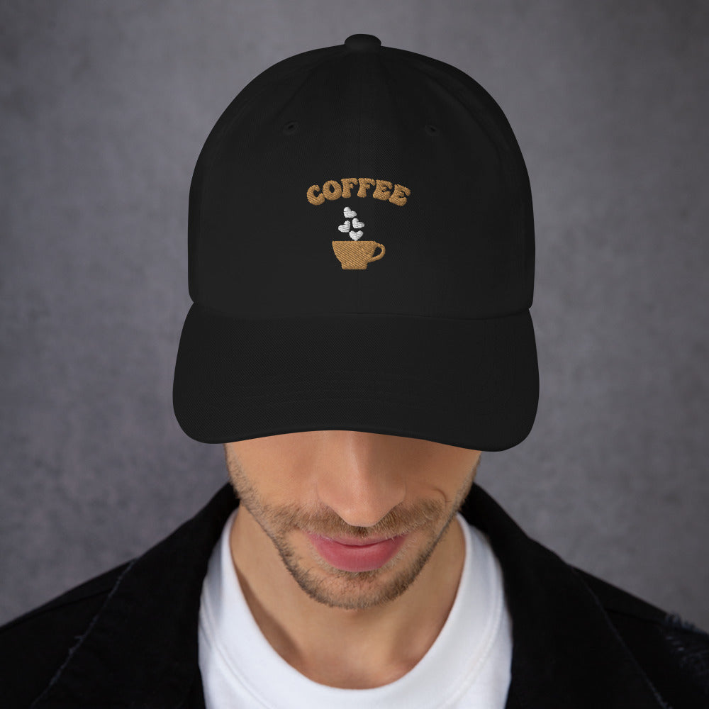 Coffee Lover's Dad Hat - - Hats