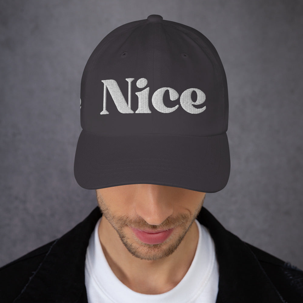 Nice and Simple - Versatile Dad Hat - Dark Grey -