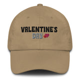 Valentine's Day Heart Dad Hat - -