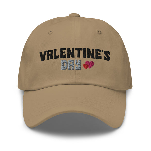 Valentine's Day Heart Dad Hat - -