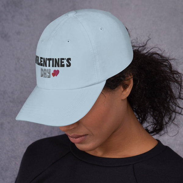 Valentine's Day Heart Dad Hat - -