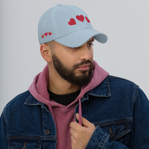 Heartfelt Dad Hat - Perfect for All - Light Blue -