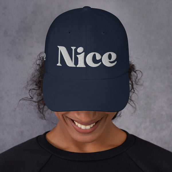 Nice and Simple - Versatile Dad Hat - Navy -