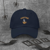 Coffee Lover's Dad Hat - Navy - Hats